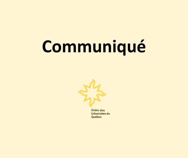 Réaction aux annonces du ministre des Affaires municipales